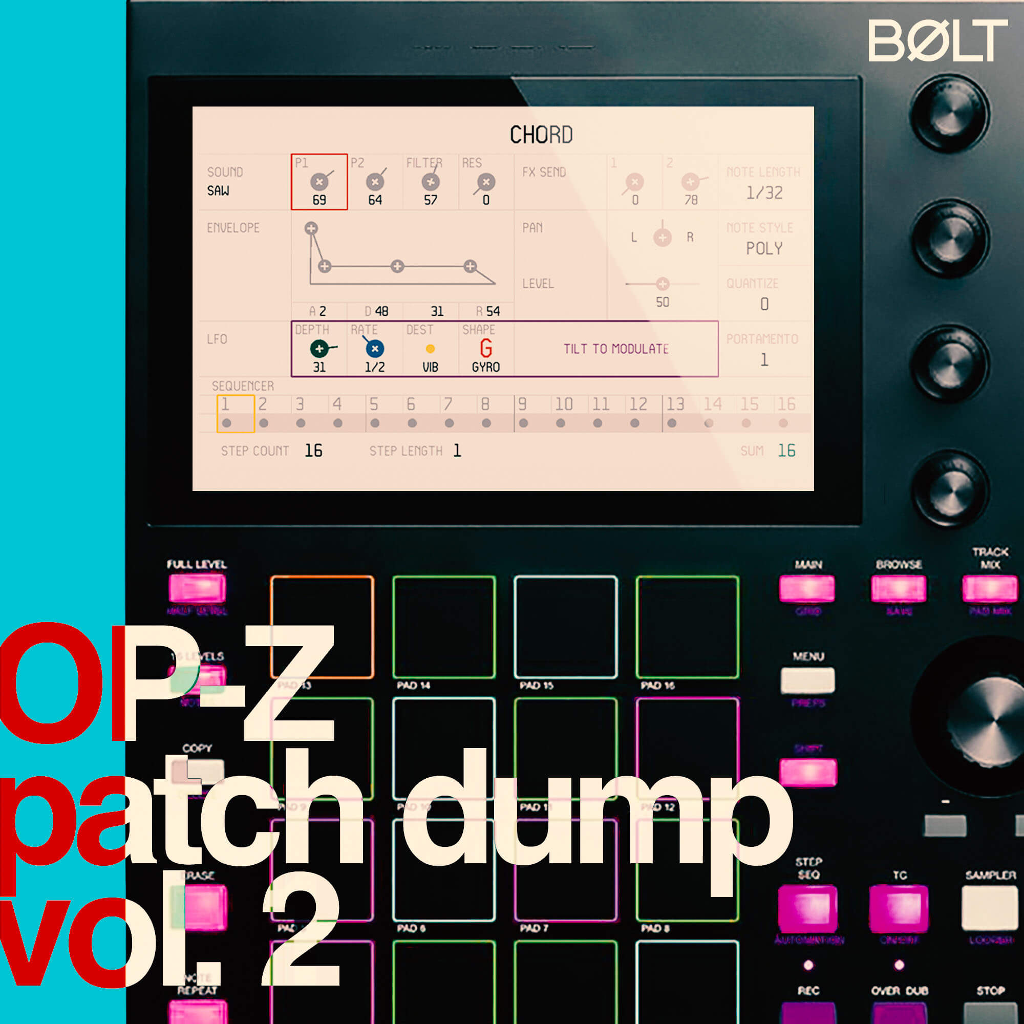 OP-Z patch dump Vol. 2 / MPC Expansion | Christopher Bolte (BØLT)